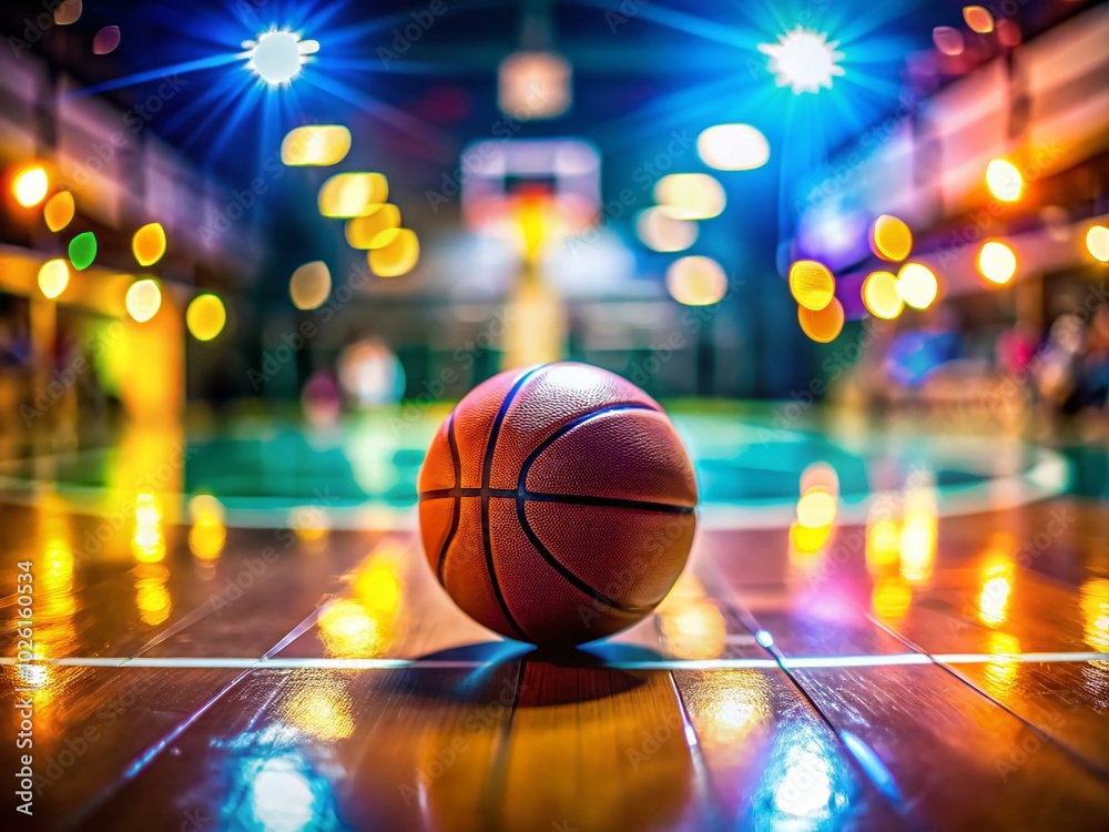 Tilt-Shift Basketball Scene for Unique Visual Appeal in Sports Photography Tilt-Shift Basketball Scene for Unique Visual Appeal in Sports Photography