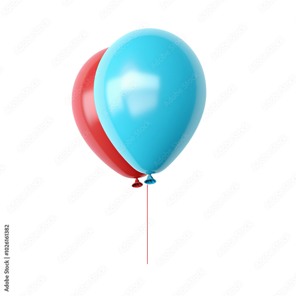 balloons isolated on white background
