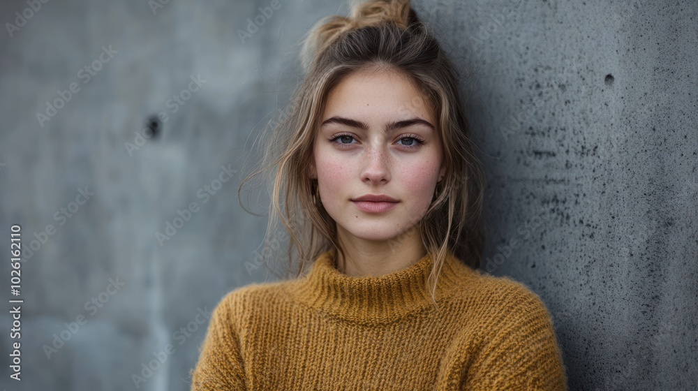 Lovely young woman in casual attire Casual, everyday fashion portraits that appeal to lifestyle and fashion brands.