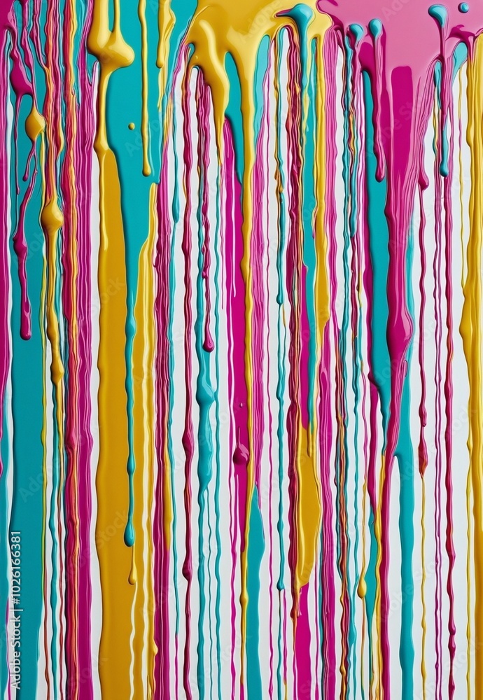 Vibrant Abstract Design with Dripping Shapes and LightBlue, Cyan, Pink, Gold, and Goldenrod Vibrant Abstract Design with Dripping Shapes and LightBlue, Cyan, Pink, Gold, and Goldenrod