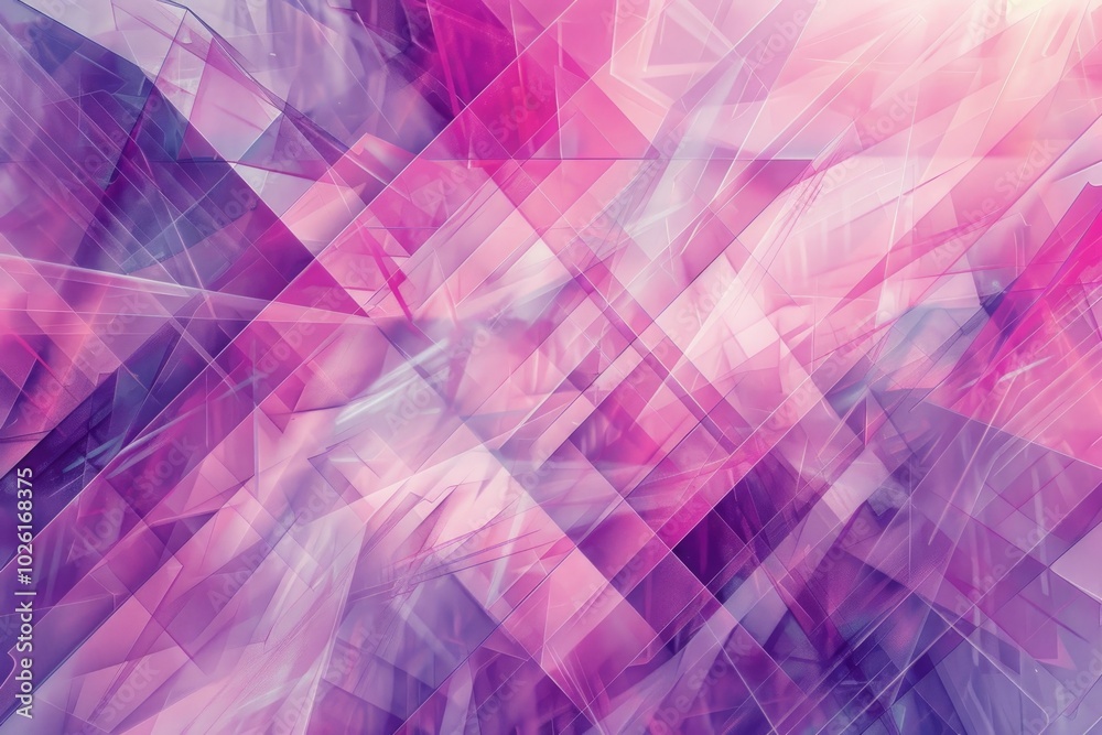 Abstract Geometric Pattern with Purple and Pink Hues Abstract Geometric Pattern with Purple and Pink Hues