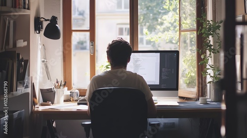Startup Founder Working Dil...