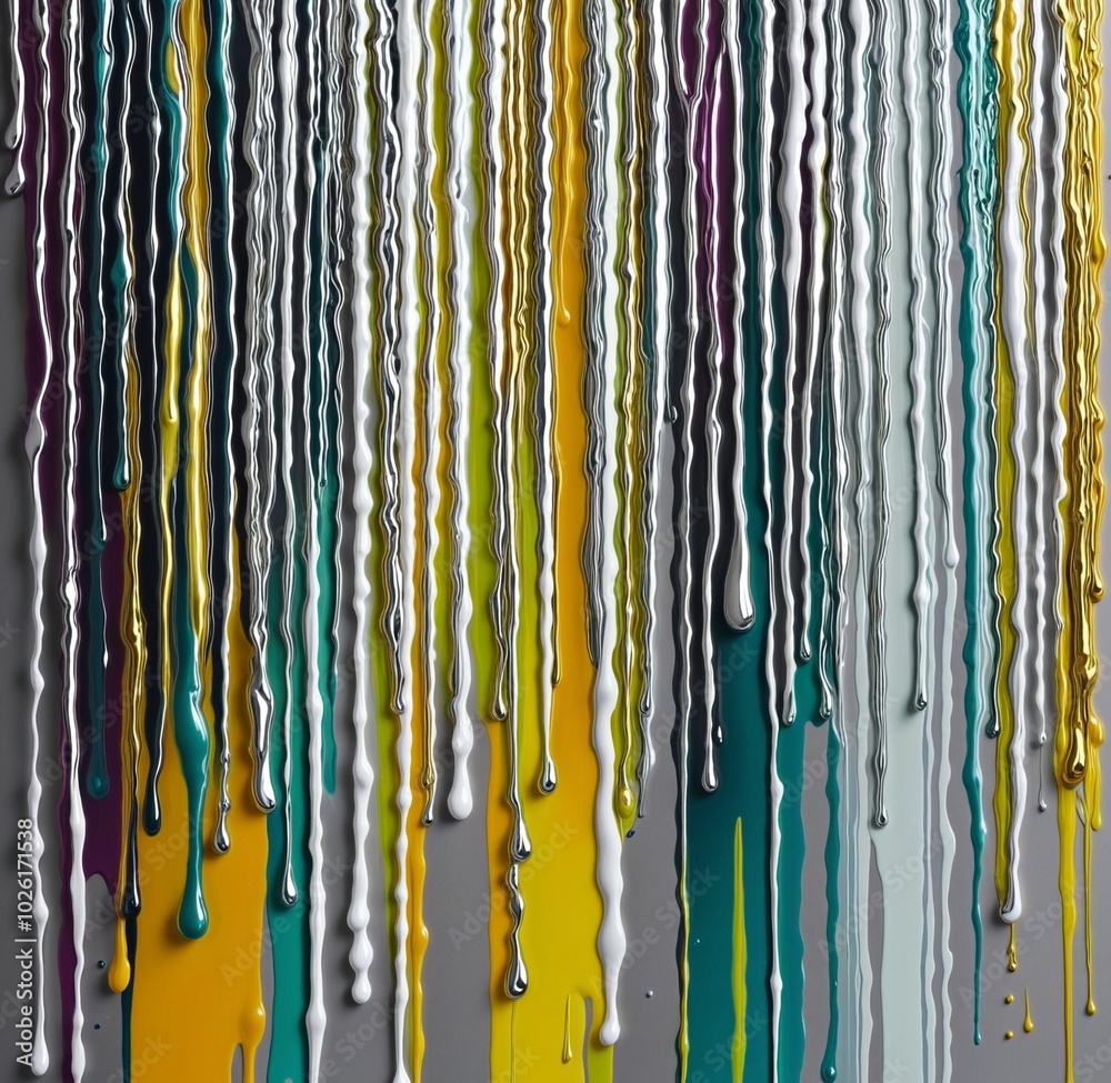 Vibrant Abstract Design with Dripping Shapes and Silver, Cyan, Silver, Gold, Goldenrod, silver, and Metallic Gold Vibrant Abstract Design with Dripping Shapes and Silver, Cyan, Silver, Gold, Goldenrod, silver, and Metallic Gold