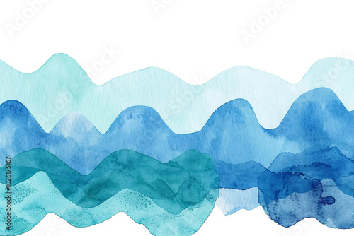 abstract blue background with waves