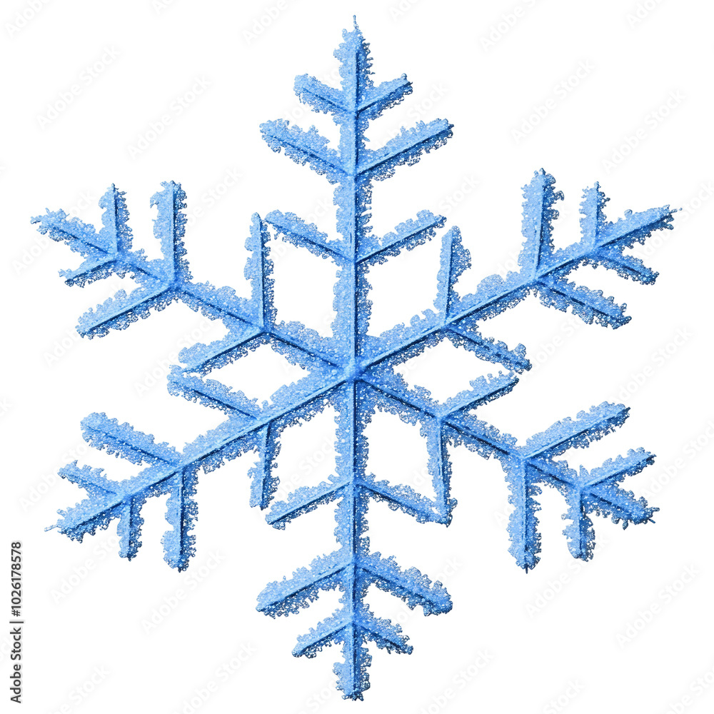 Beautiful Snowflake with Intricate Patterns and Soft Snowy Texture Beautiful Snowflake with Intricate Patterns and Soft Snowy Texture
