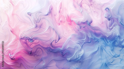 Abstract swirling patterns in soft pastel colors creating a dreamy atmosphere reminiscent of watercolor art