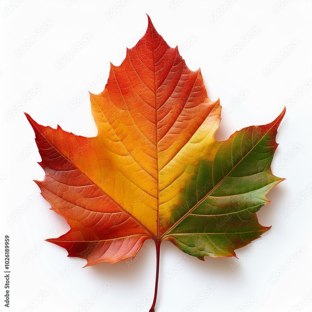 autumn colored fall leaf isolated on white background overlay texture autumn colored fall leaf isolated on white background overlay texture
