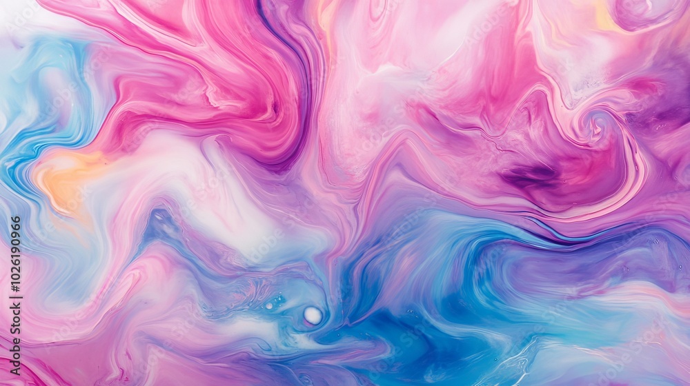 Fototapeta premium Abstract background of swirling colorful paint in water.