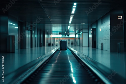 Luggage Claim Area Filled with Travelers and Bags