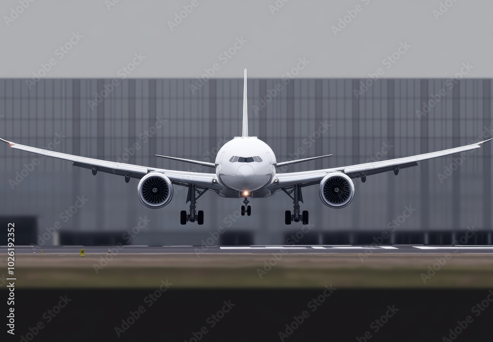 Obraz premium Airplane Landing.