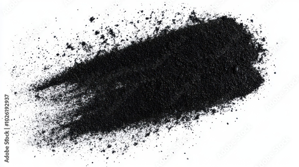 Fototapeta premium Fine Black Powder Texture for Artistic Use