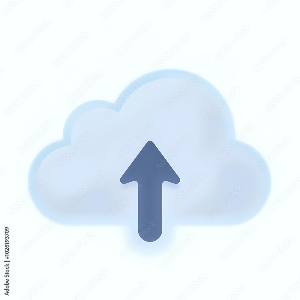 A cloud upload icon featuring an outlined cloud with an upward-pointing arrow, perfect for file upload interfaces and applications. A cloud upload icon featuring an outlined cloud with an upward-pointing arrow, perfect for file upload interfaces and applications.