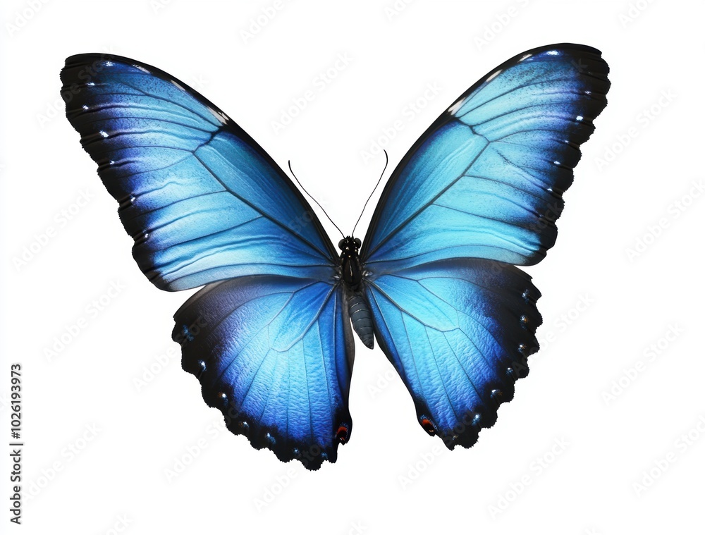 Blue Morpho Butterfly. Blue Morpho Butterfly.