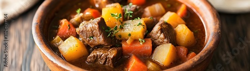Hearty Beef Stew with Rusti...