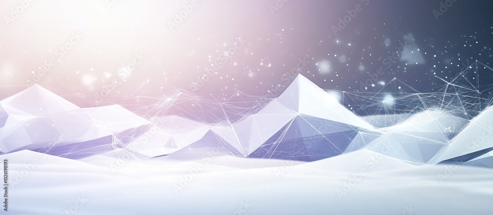 Abstract Winter Landscape Abstract Winter Landscape