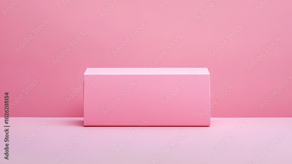 Pink Platform on Pink Background Pink Platform on Pink Background