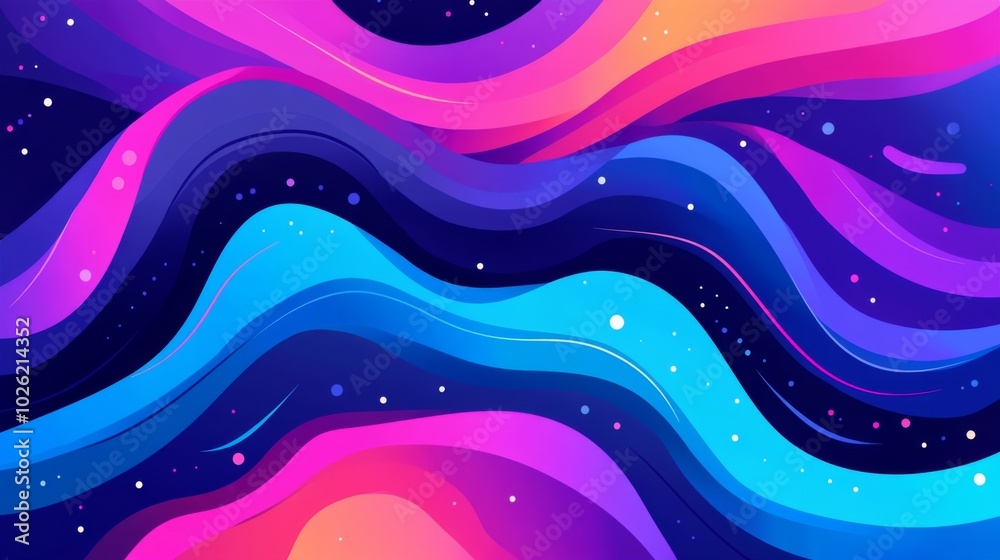 a vibrant abstract background with fluid waves a vibrant abstract background with fluid waves