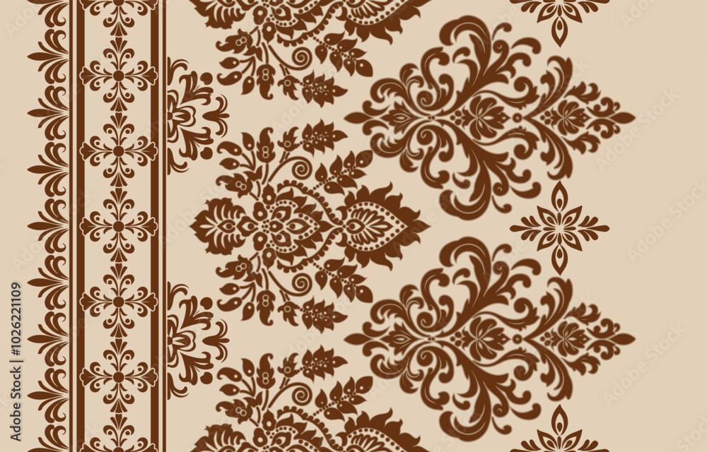 Abstract Traditional Scribble Style Hand Drawn Ikat Seamless Vector Pattern Trendy Fashion Colors Perfect for Allover Fabric Print or Wall Paper Damask Ethnic Concept Bright Orange White Tones Abstract Traditional Scribble Style Hand Drawn Ikat Seamless Vector Pattern Trendy Fashion Colors Perfect for Allover Fabric Print or Wall Paper Damask Ethnic Concept Bright Orange White Tones