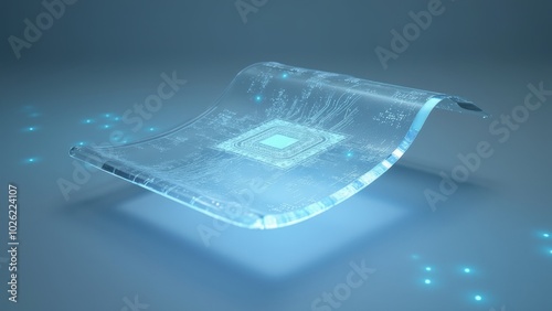 Flexible Polymer Chip Design Visualization