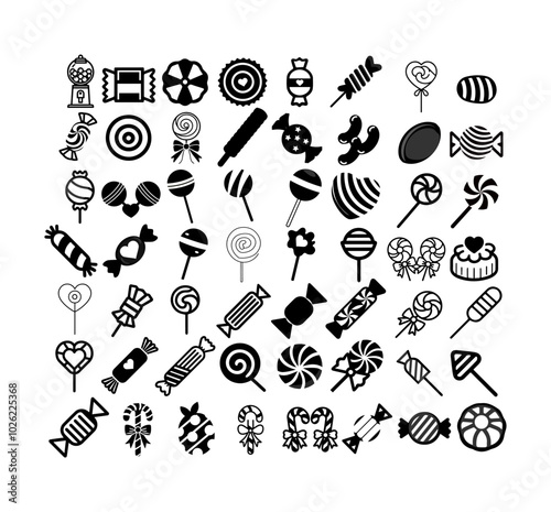 Candy & Sweets Clipart Set