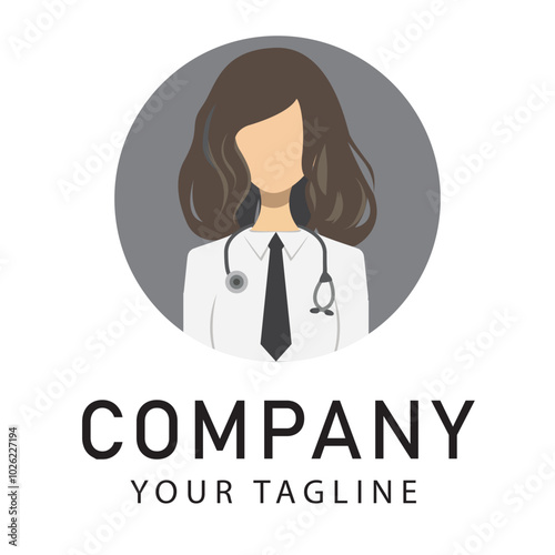 Medica logo vector illustration editable