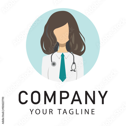 Medica logo vector illustration editable
