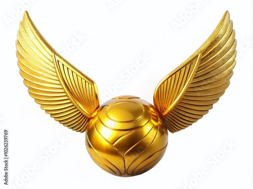 Wallpaper Mural Captivating Golden Snitch Image for Quidditch Fans and Fantasy Enthusiasts, Perfect for Decor and Merchandise Use Torontodigital.ca