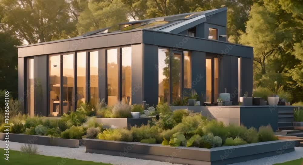Zero-Energy Urban House with Rooftop Garden Zero-Energy Urban House with Rooftop Garden