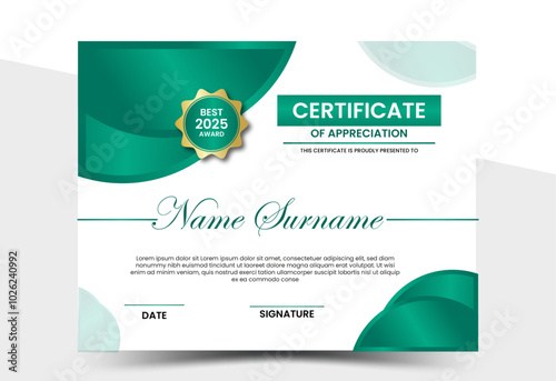 Billede på lærred certificate template