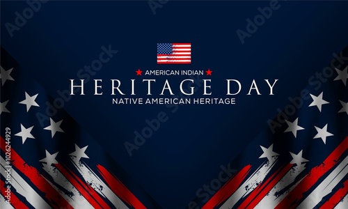 American Indian Heritage Day , vektor backgournd banner photo