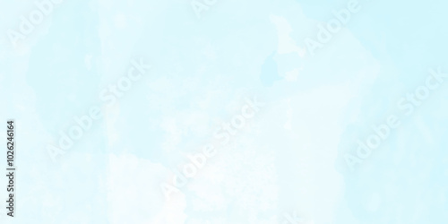 Abstract blue watercolor on white background. Blue sky background cloud. Abstract color splash design. Background with space.