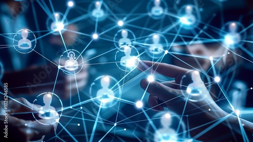 Digital Transformation of Corporate Infrastructure Visualized through Holographic Interface. Generative AI