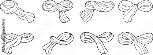 Scarf Tying Techniques Illustrated Guide