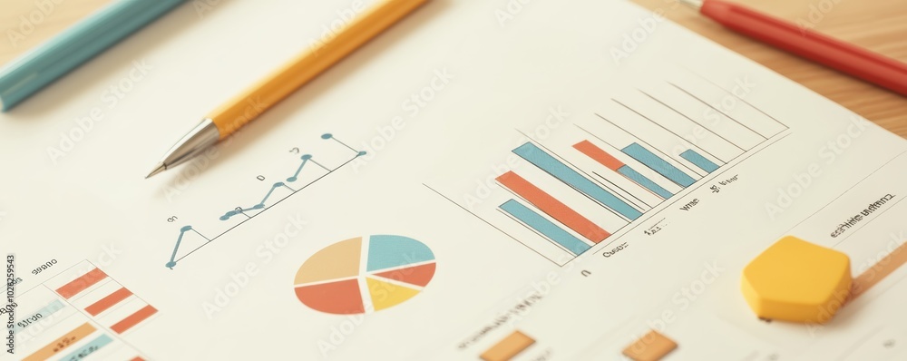 Business risk analysis with a conceptual graph of potential financial losses and gains, highlighting key data points Business risk analysis with a conceptual graph of potential financial losses and gains, highlighting key data points