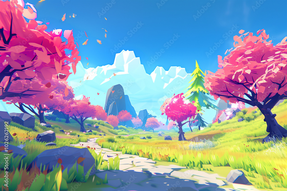 game background illustration 3d game background illustration 3d