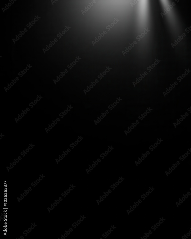 Subtle, diffused lighting across a black backdrop, soft gradients, mysterious and moody ambiance, minimalist design