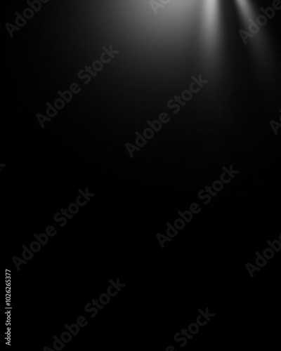 Obraz na płótnie Subtle, diffused lighting across a black backdrop, soft gradients, mysterious and moody ambiance, minimalist design w salonie