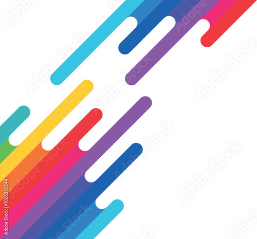 colored abstraction of liquid rainbow smudges, LGBT colors on a transparent background in the form of stripes, colored pencils and paints, thick strokes of paint