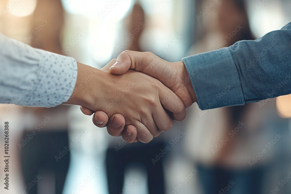 Business Professionals Shaking Hands After Closing a Deal Business Professionals Shaking Hands After Closing a Deal