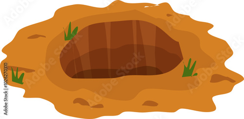 Ground hole illustration 