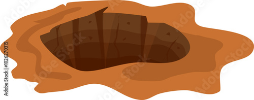 Ground hole illustration 