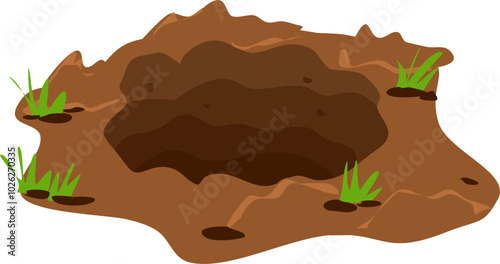 Ground hole illustration 