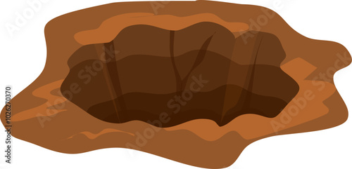 Ground hole illustration 
