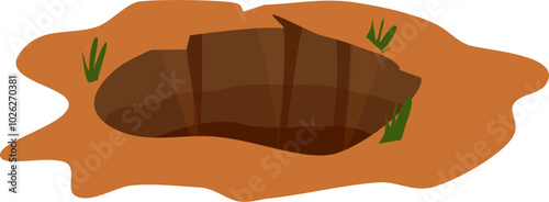 Ground hole illustration 