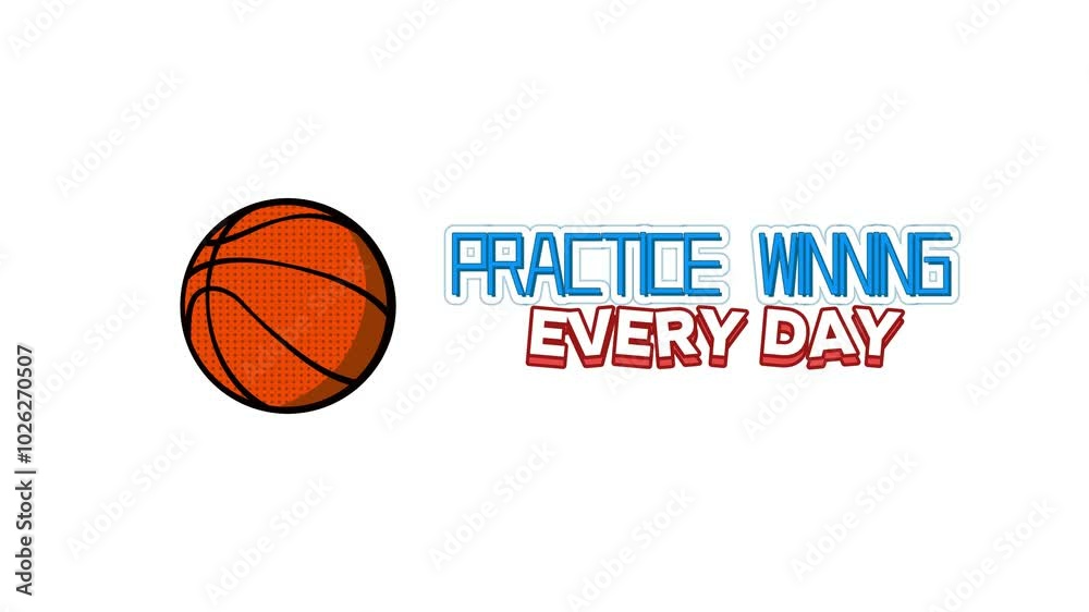 motion graphic practice winning every day typography motion video. modern motion graphic basketball Full HD motion graphic practice winning every day typography motion video. modern motion graphic basketball Full HD