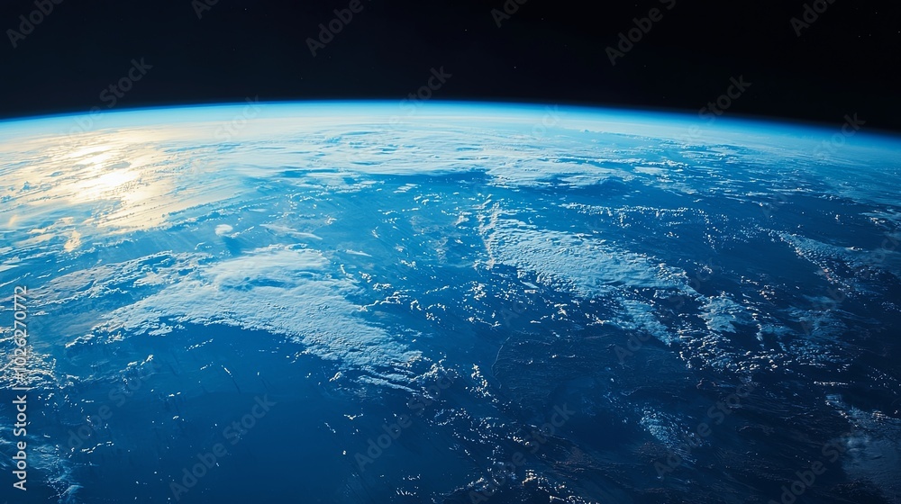 Fototapeta premium Earth from the perspective of the universe