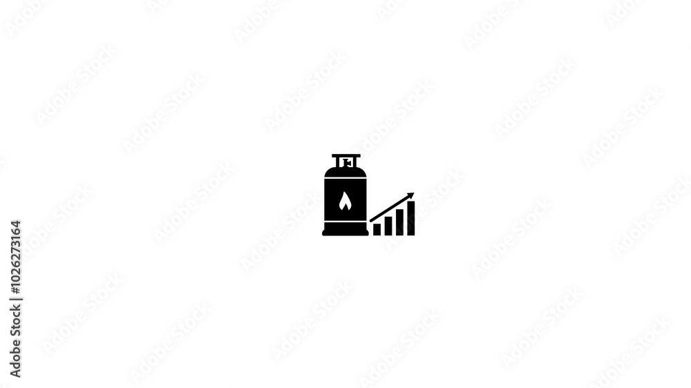 animation video of the gas price increase in . animation video of the gas price increase in .