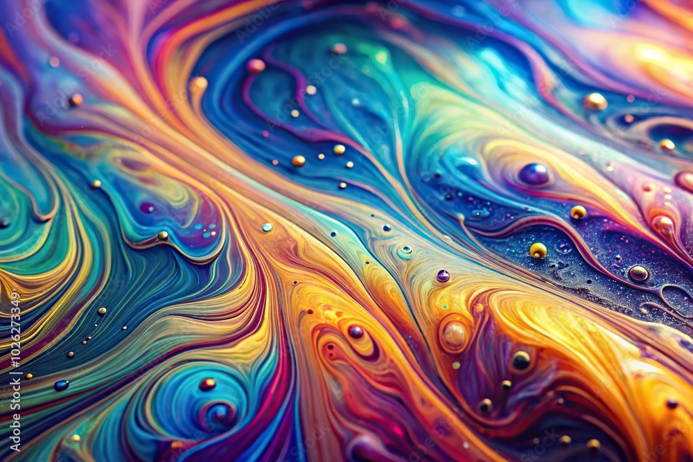 Colorful holographic oil fluid background Colorful holographic oil fluid background