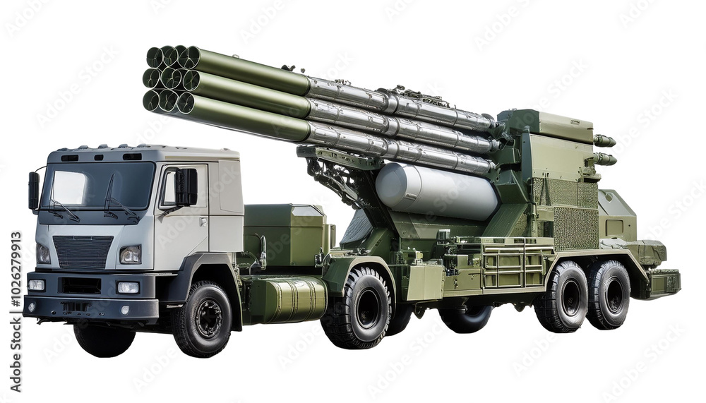 Rocket launcher on transparent background Rocket launcher on transparent background