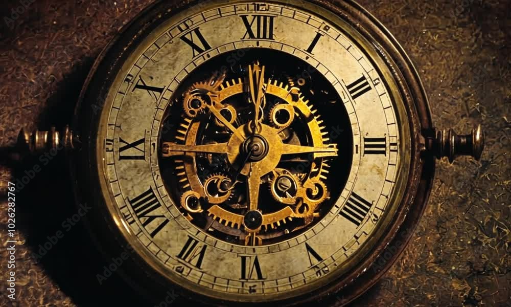 Rusted antique and antique clocks 